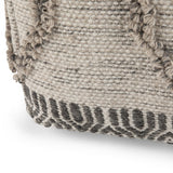 18" Square Woven Pouf | OROA