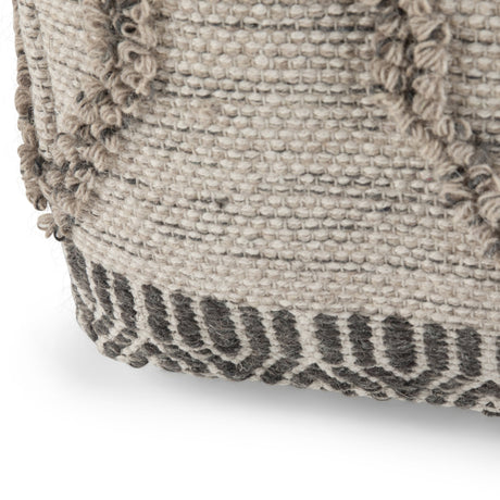 18" Square Woven Pouf | OROA