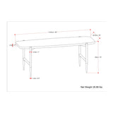Solid Acacia Wood Bench | OROA