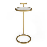 Modern European furniture - Brook C Metal Frame Side Table - www.oroa.com