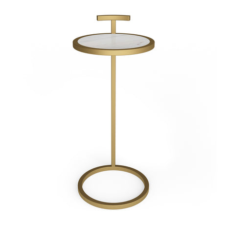Modern European furniture - Brook C Metal Frame Side Table - www.oroa.com