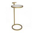 Modern European furniture - Brook C Metal Frame Side Table - www.oroa.com