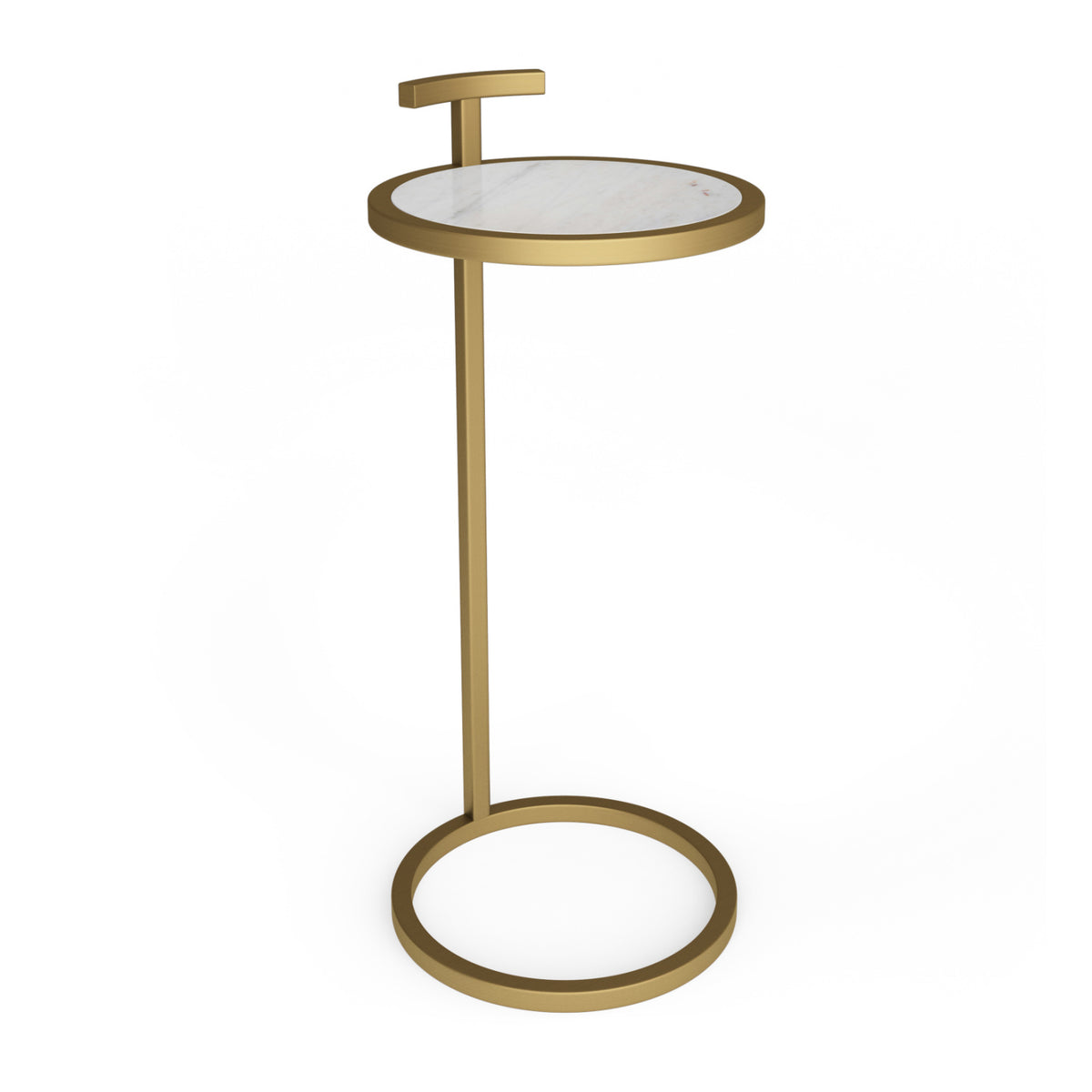 Modern European furniture - Brook C Metal Frame Side Table - www.oroa.com