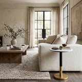 Modern European furniture - Round Marble Top Side Table - www.oroa.com