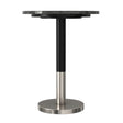 Modern European furniture - Evans Black Natural Marble Top Side Table - www.oroa.com