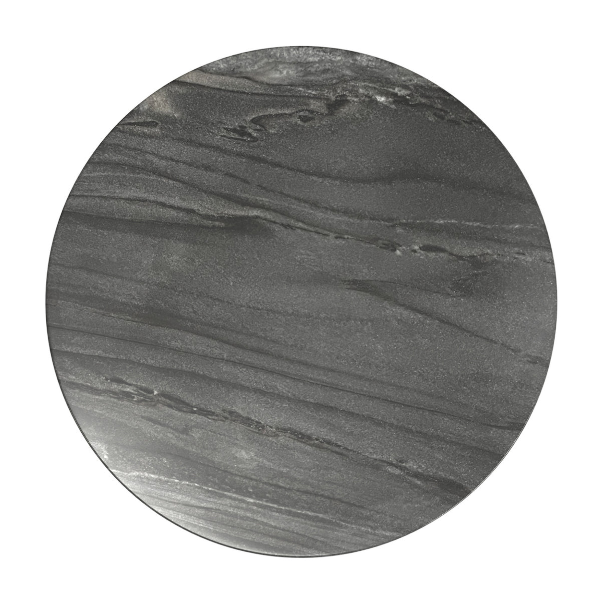 Modern European furniture - Evans Black Natural Marble Top Side Table - www.oroa.com