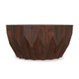 Modern European furniture - Wide Solid Mango Wood Coffee Table - www.oroa.com