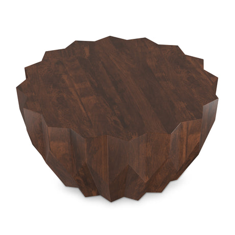 Modern European furniture - Wide Solid Mango Wood Coffee Table - www.oroa.com