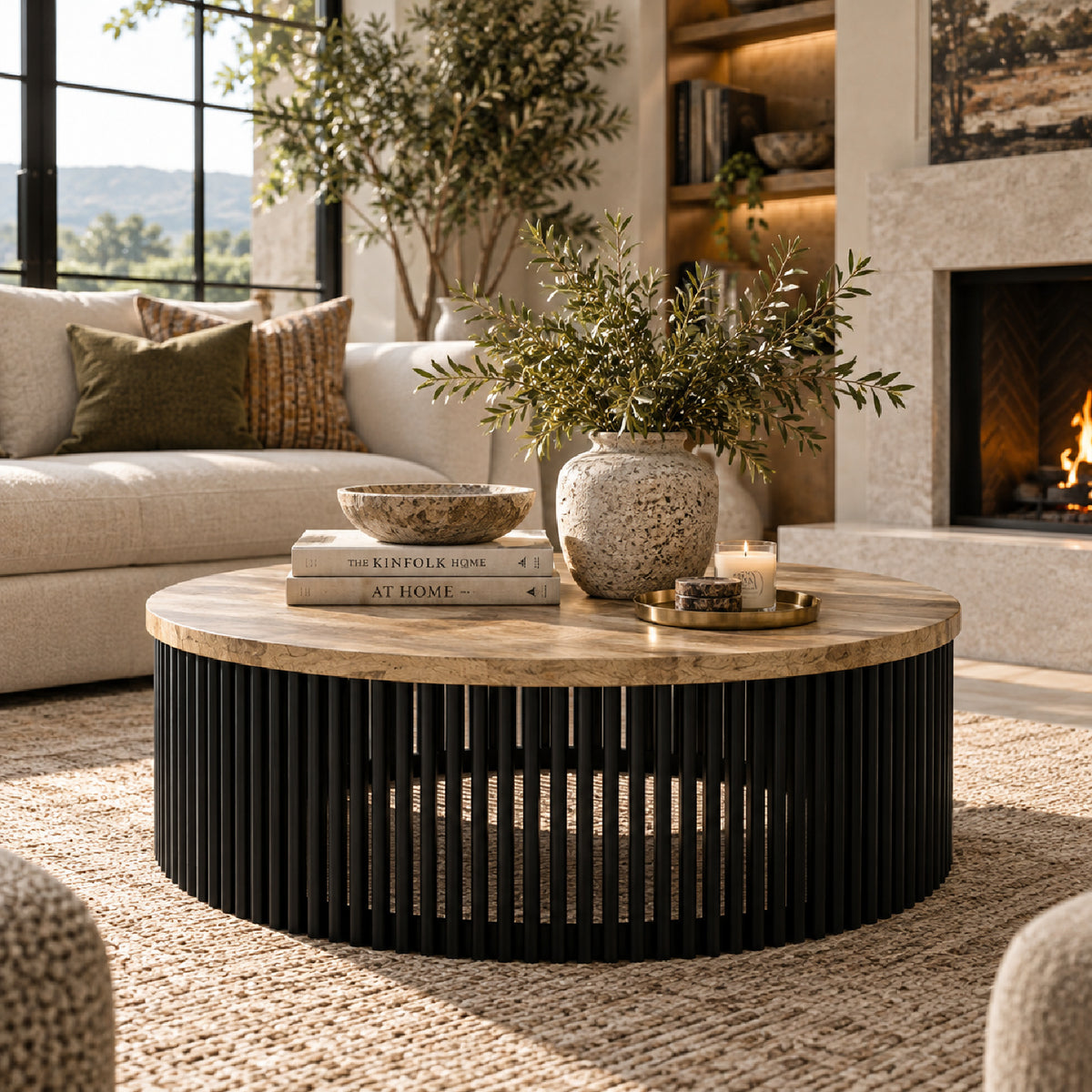 Demy Mango Wood Coffee Table | OROA