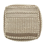 Modern European furniture - Brown Beige Large Pouf - www.oroa.com