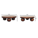 Modern European furniture - Solid Wood Central Coffee Table - www.oroa.com
