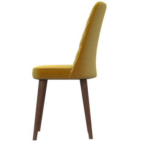 Mid-Century Modern Velvet Dining Chairs (2) |OROA