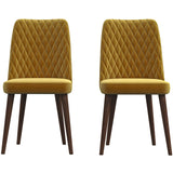 Mid-Century Modern Velvet Dining Chairs (2) |OROA