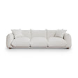 Modern European furniture - Kely Cream Boucle Upholstered Sofa - www.oroa.com