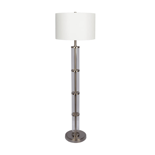 Modern European furniture - Nimbus Brushed Nickel Floor Lamp - www.oroa.com