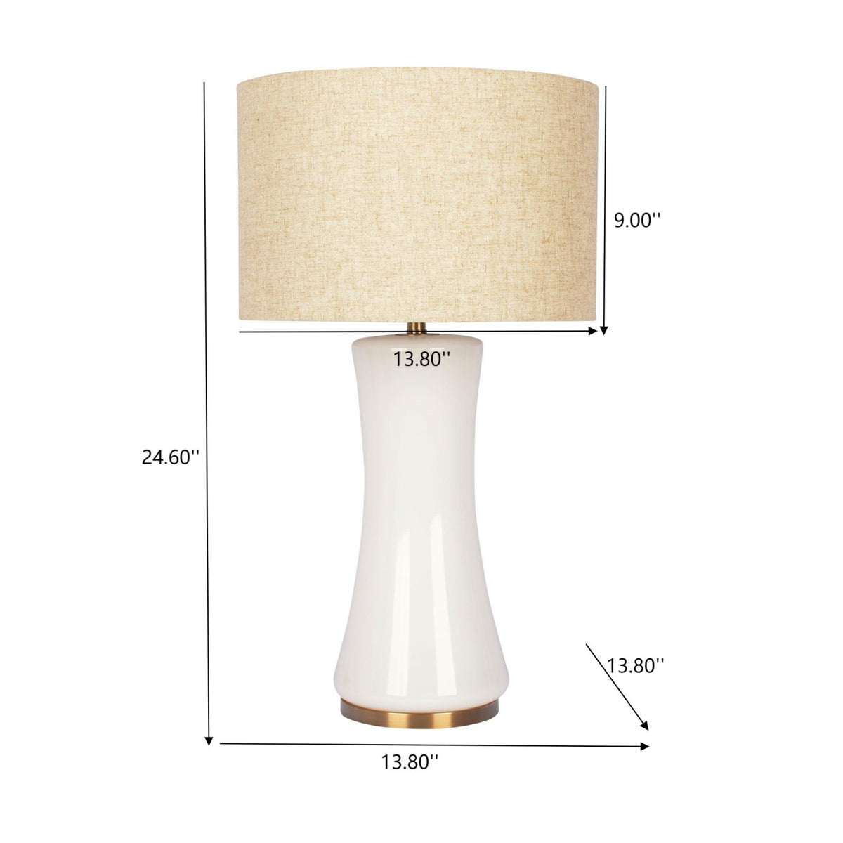 Modern European furniture - Cascade Glass Table Lamp - www.oroa.com