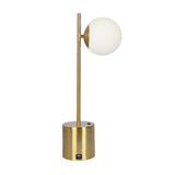Ethereal Brass Metal Table Lamp | OROA