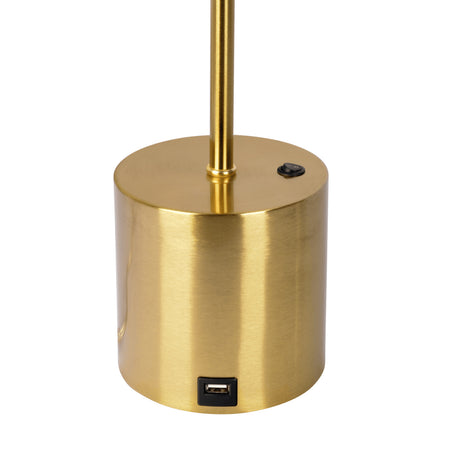 Ethereal Brass Metal Table Lamp | OROA