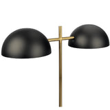 Double Desk Lamp with Faux Marble Base | OROA