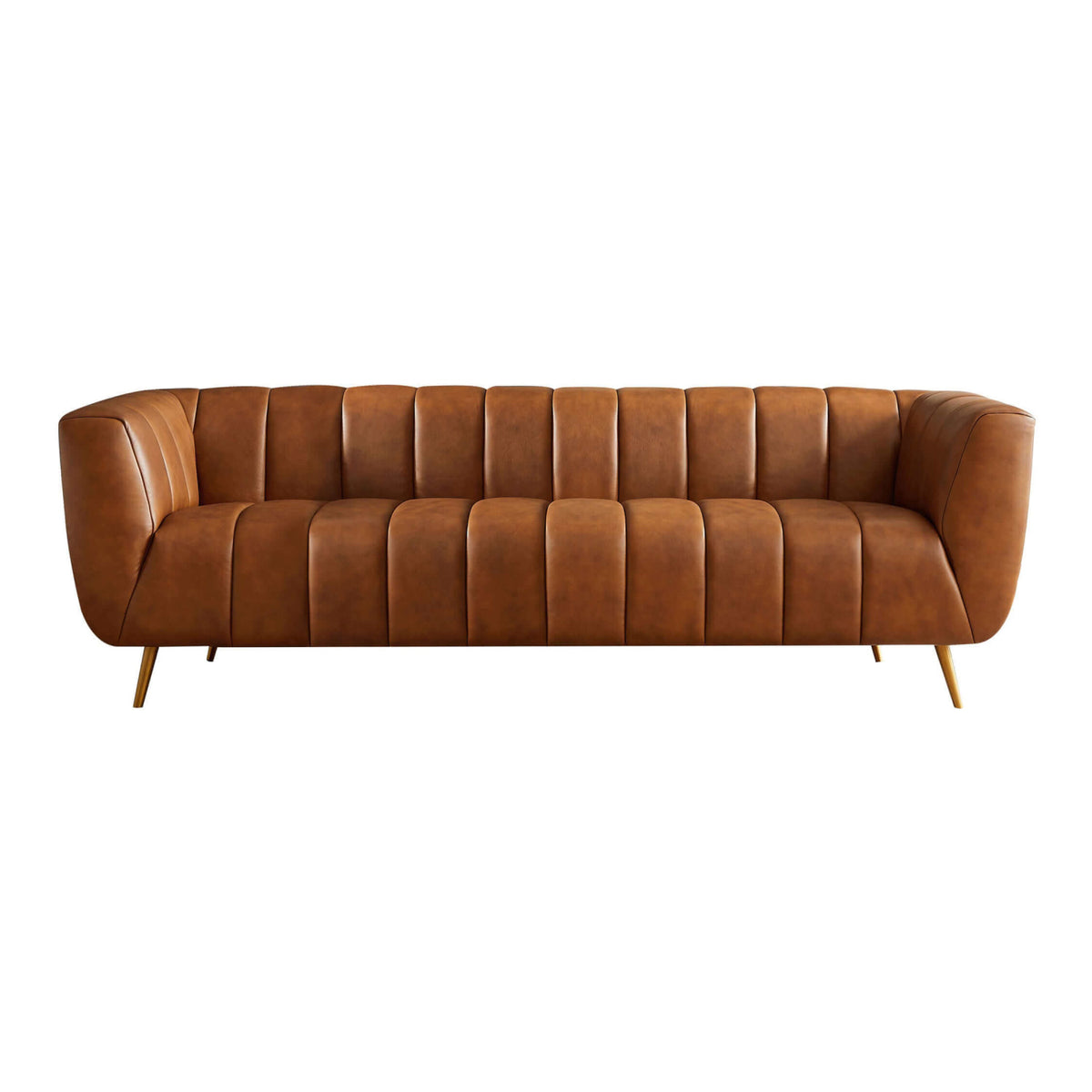Channel Tufted Upholstered Sofa | OROA