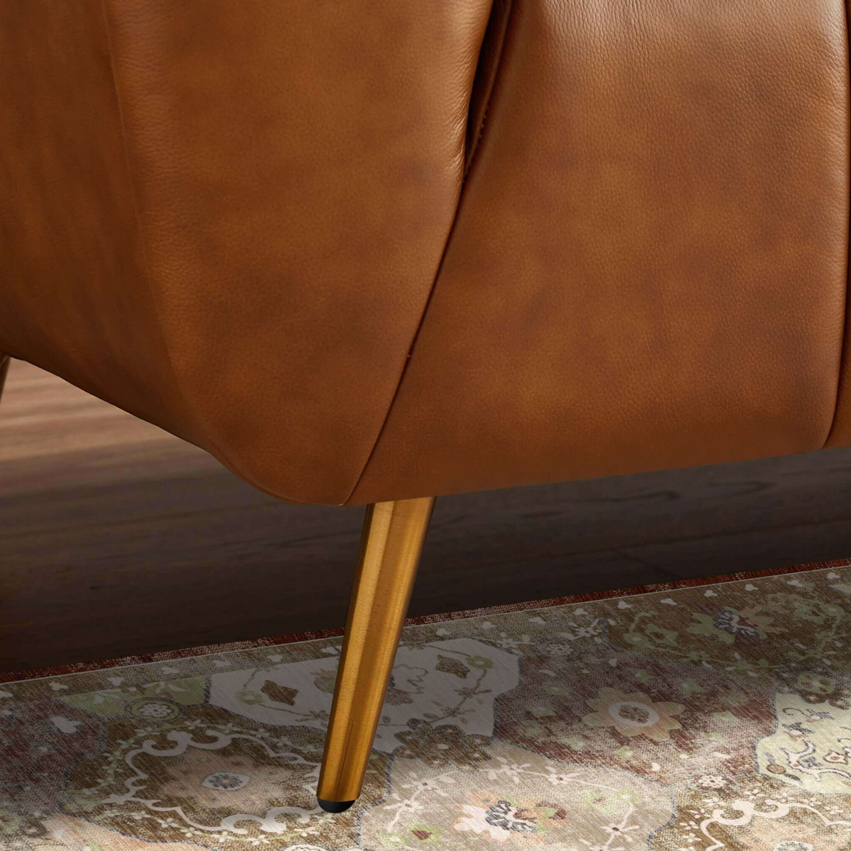 Channel Tufted Upholstered Sofa | OROA