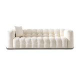 Modern Cream Boucle Tufted Chesterfield Sofa | OROA