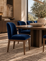 Kaitlyn Mid-Century Velvet Dining Chairs (2) | OROA