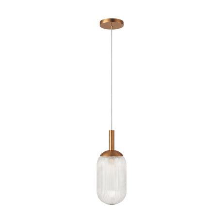 Modern European furniture - Ribbed Glass Pendant Lamp - www.oroa.com