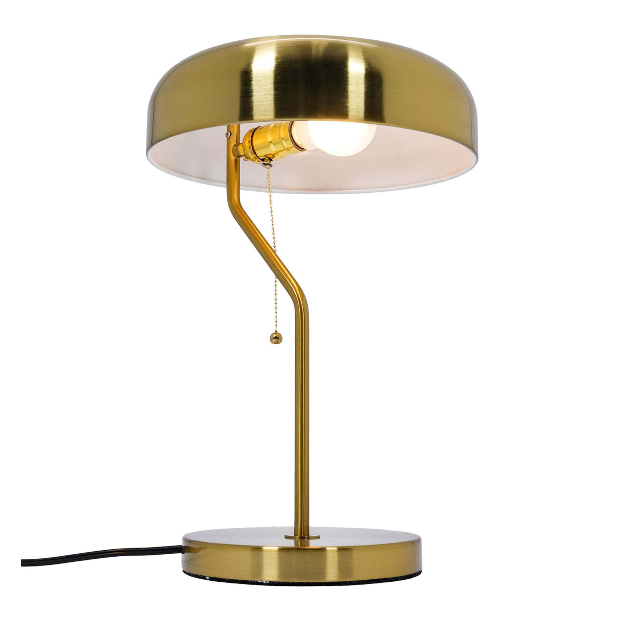 Gold Drum Shade Desk Lamp | OROA