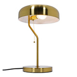 Gold Drum Shade Desk Lamp | OROA