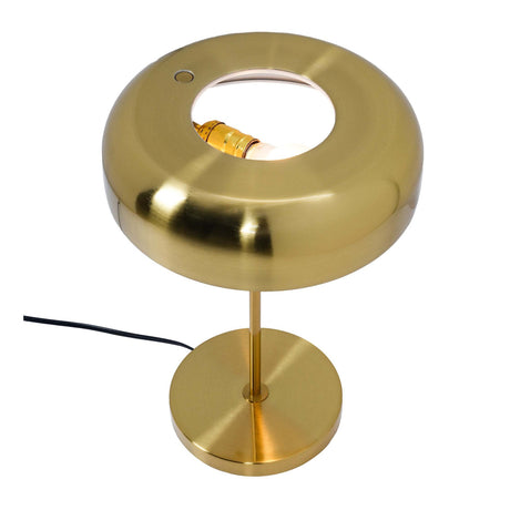 Gold Drum Shade Desk Lamp | OROA