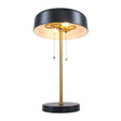Modern European furniture - Black Drum Shade Table Lamp - www.oroa.com