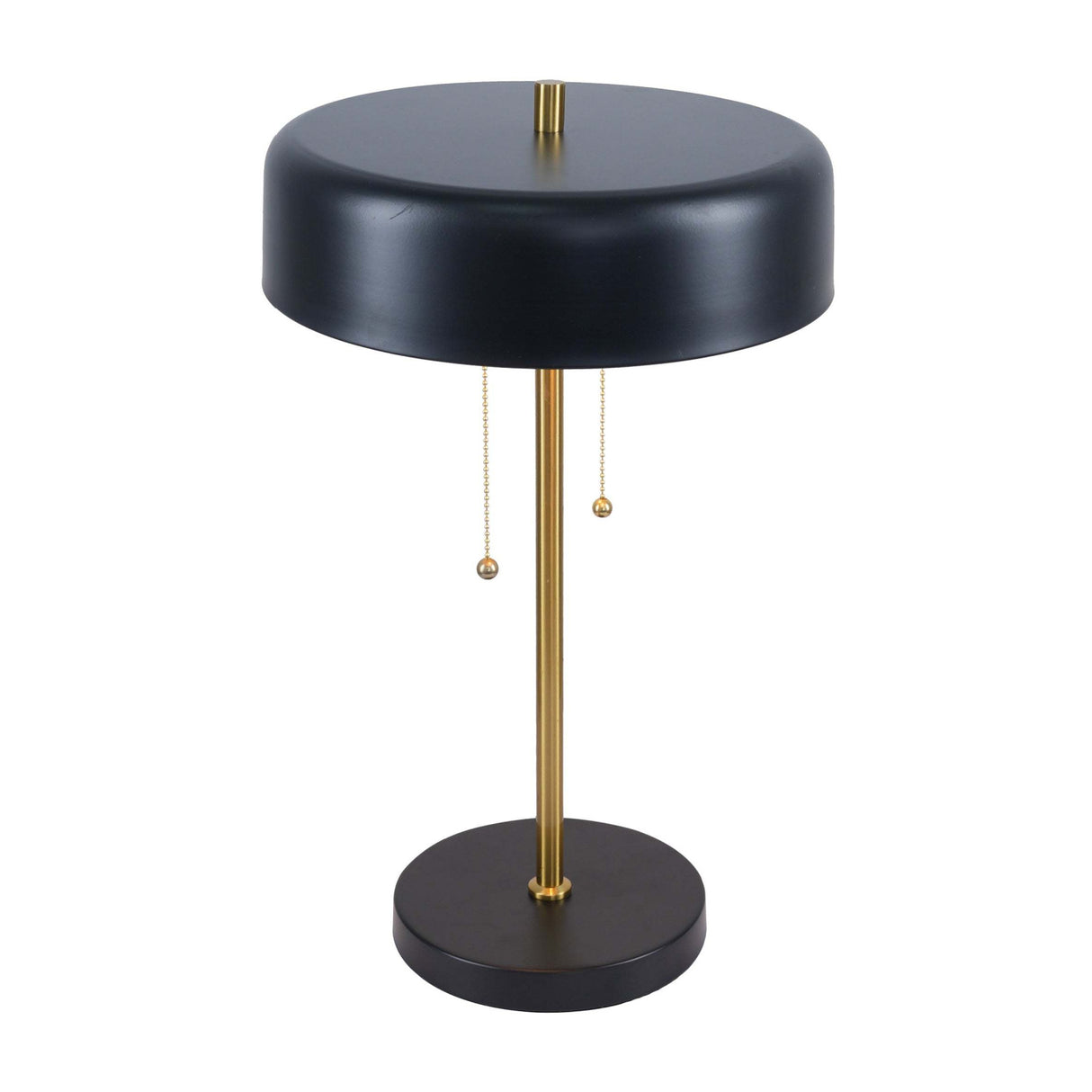Modern European furniture - Black Drum Shade Table Lamp - www.oroa.com