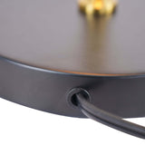 Modern European furniture - Black Drum Shade Table Lamp - www.oroa.com