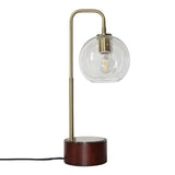 Glass Globe Arched Table Lamp | OROA