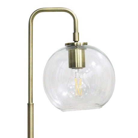 Glass Globe Arched Table Lamp | OROA