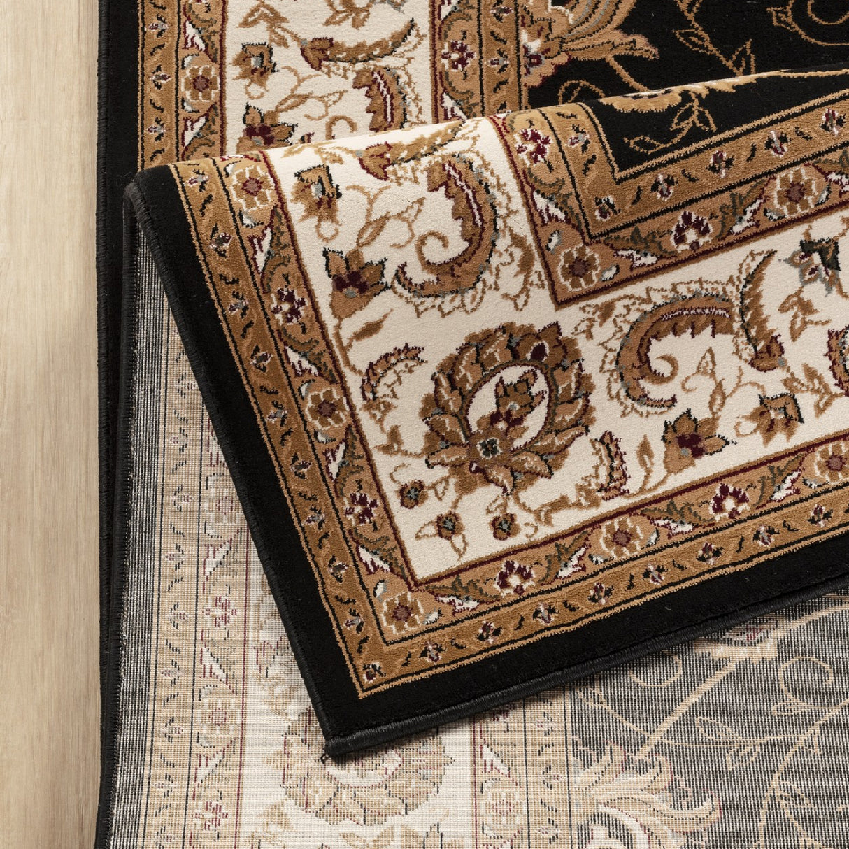 Black Ivory Oriental Area Rug 9' x 13' | OROA