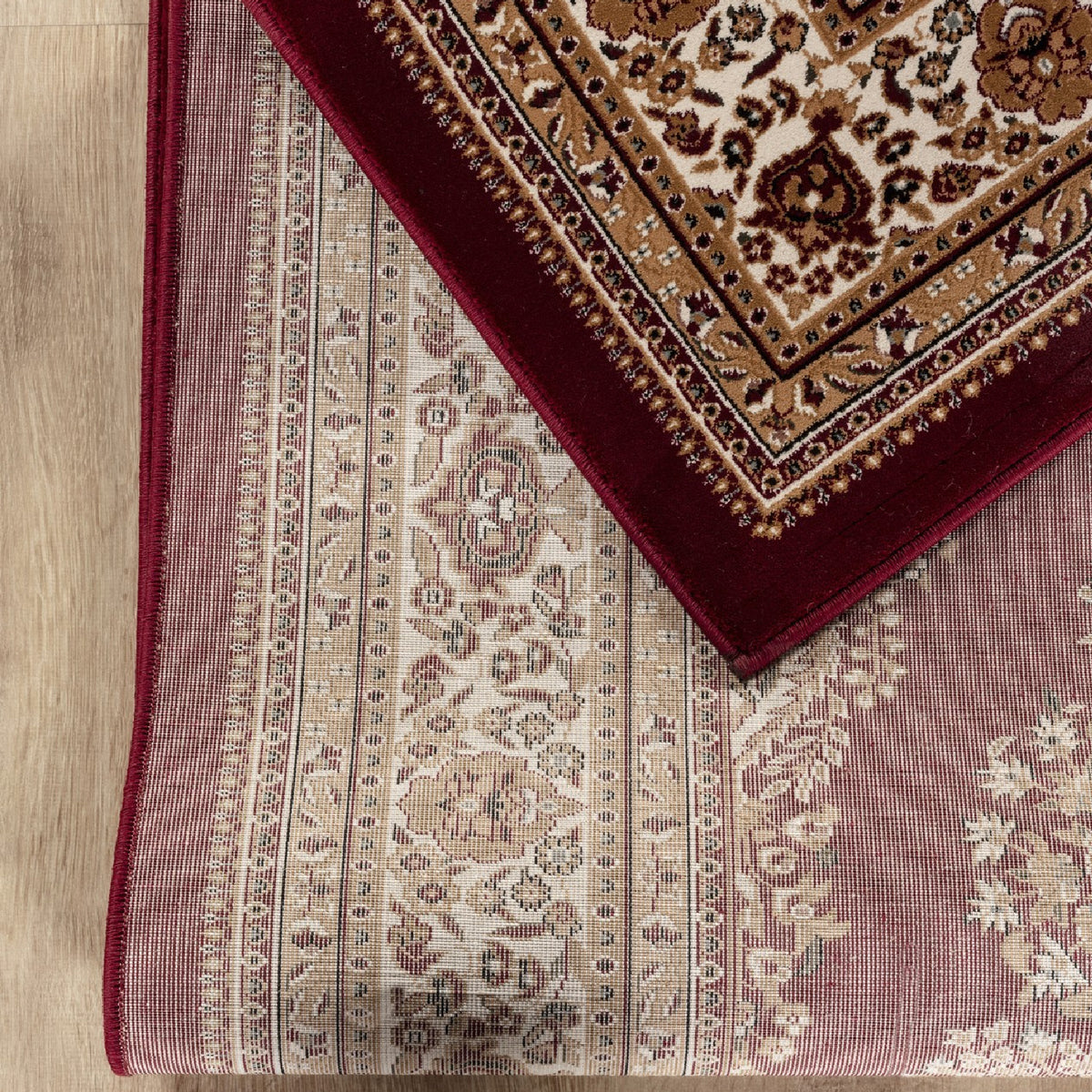 Modern European furniture - Red Medallion Area Rug - www.oroa.com