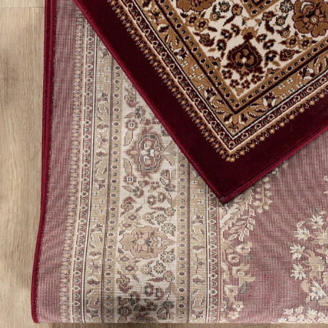 Modern European furniture - Red Medallion Area Rug - www.oroa.com