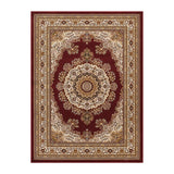 Modern European furniture - Red Medallion Area Rug - www.oroa.com