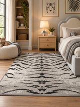 Modern European furniture - Gray Silver Area Rug 7.10" x 10.3" - www.oroa.com