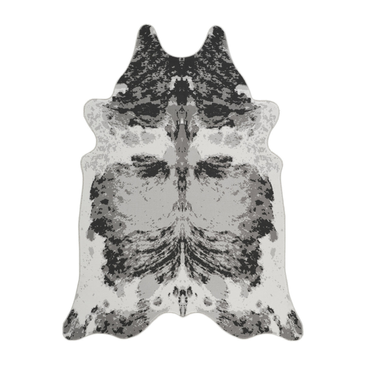 Modern European furniture - Freeform Polyester Gray Rug - www.oroa.com