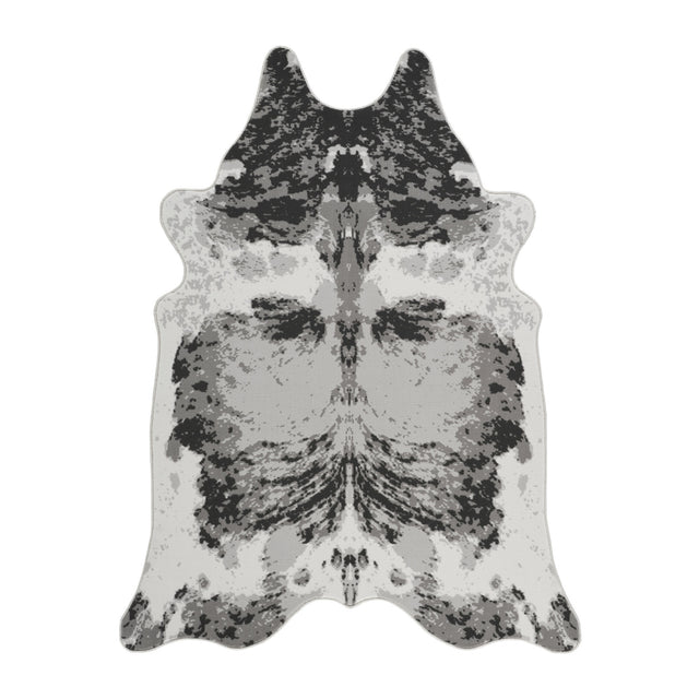Modern European furniture - Freeform Polyester Gray Rug - www.oroa.com