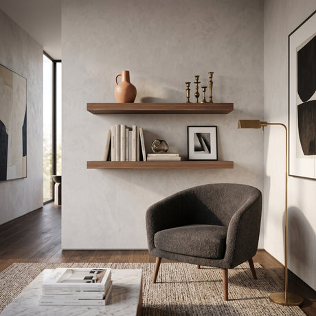 Wide Floating Wall Decor Shelves (2) | OROA