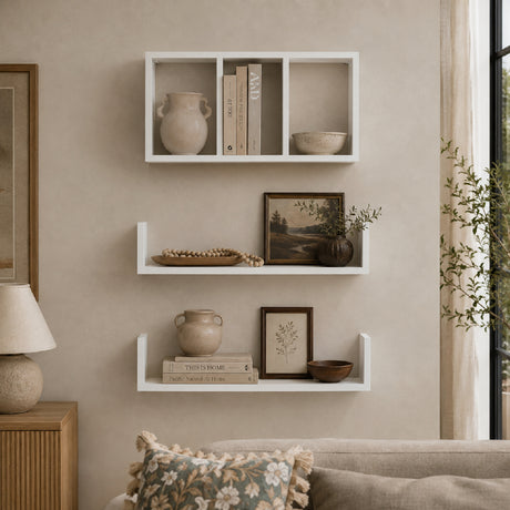 Floating Wall Shelves Set of 3 | OROA