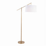 Gold Metal Floor Lamp | OROA