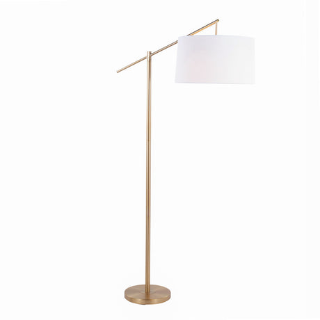 Gold Metal Floor Lamp | OROA