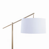 Gold Metal Floor Lamp | OROA