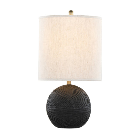 Contemporary Black and Brass Table Lamps (2) by OROA