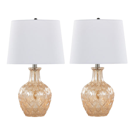 Modern European furniture - Gloria Round Glass Table Lamps (2) - www.oroa.com